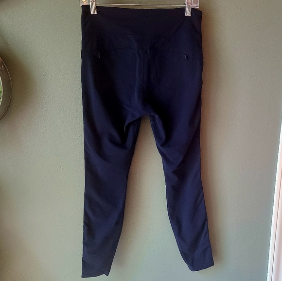 Athleta Track Tux Tights in Navy, Size Medium - Picture 3 of 6
